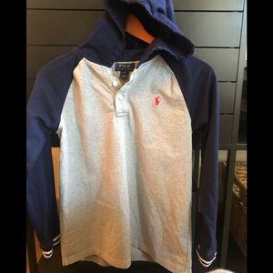 Polo Ralph Lauren boys long sleeve with hoodie